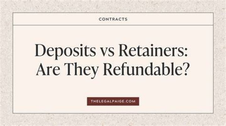 Are legal retainers refundable?