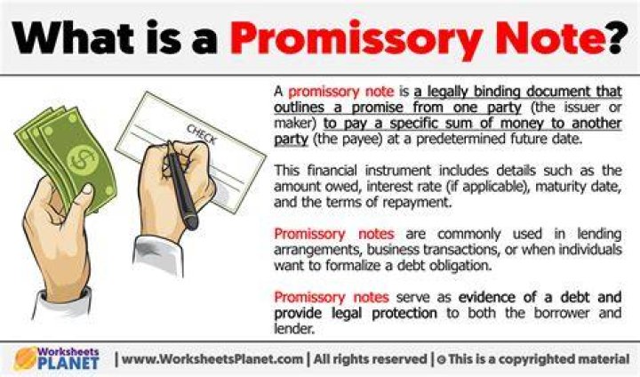 Are promissory notes necessary?