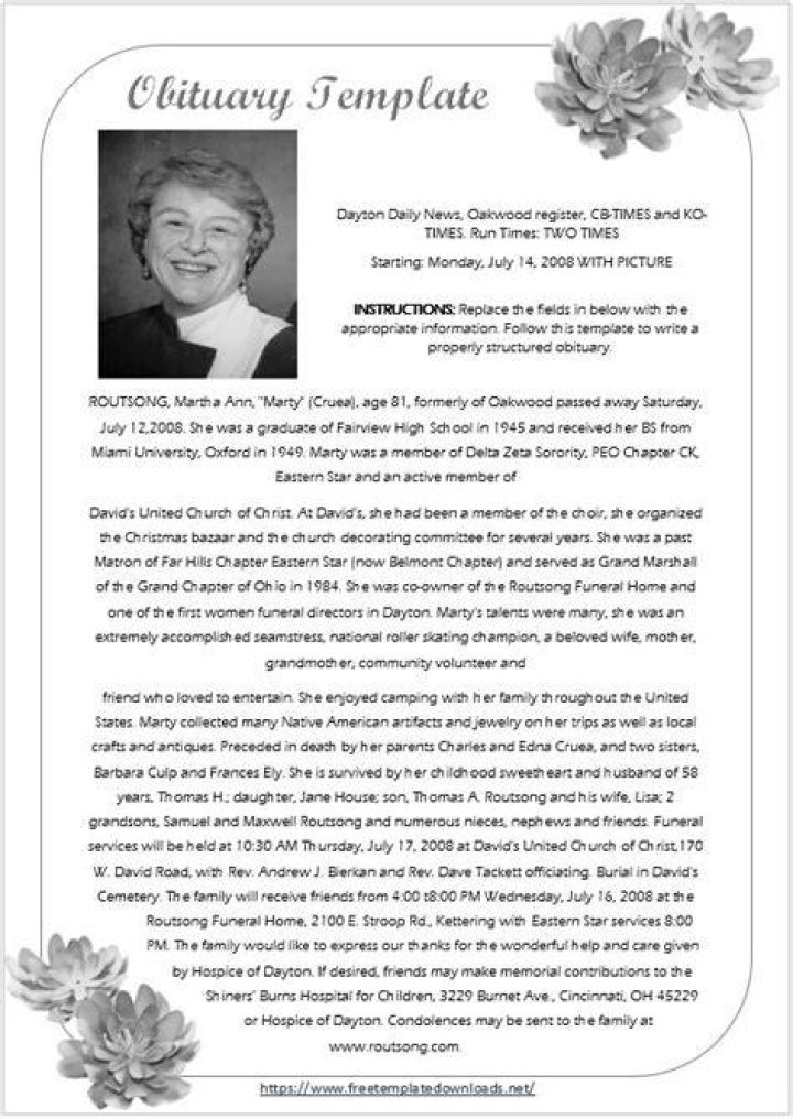 Can a dead person write his own obituary?