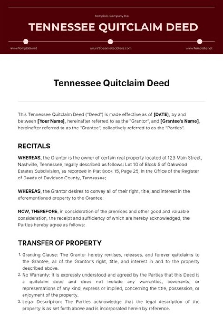 Can a mother do a Quit Claim Deed?