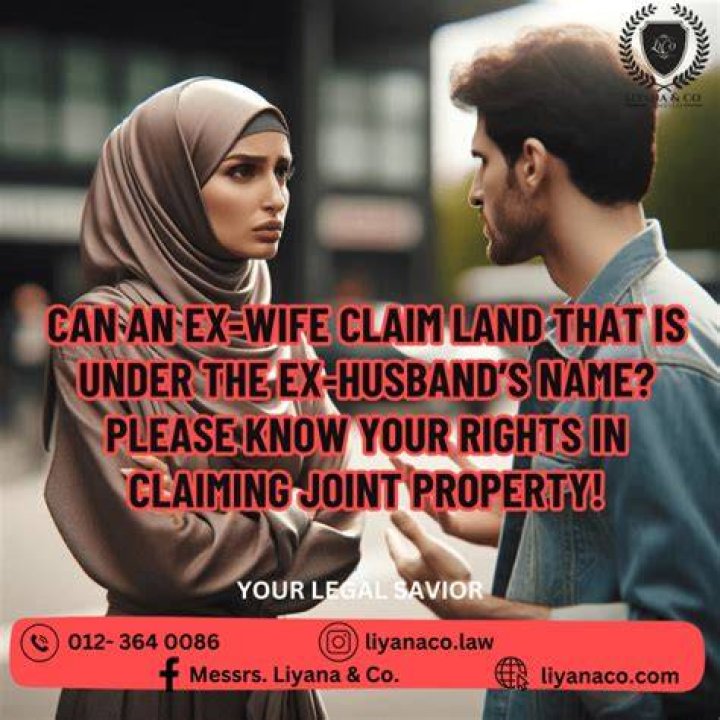 Can an ex wife claim on an estate?