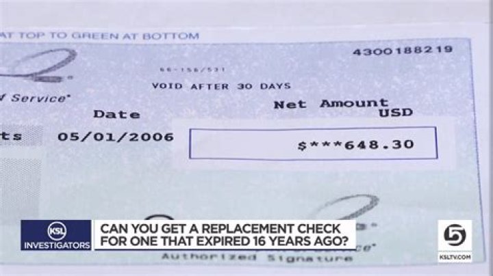 Can an expired check be cashed?