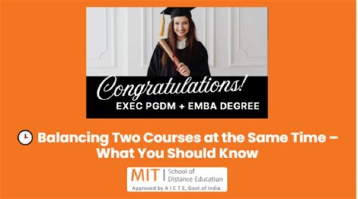 Can I do two degrees at the same time?