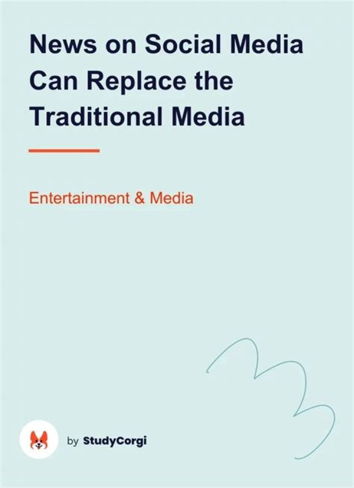 Can new media replace traditional media?