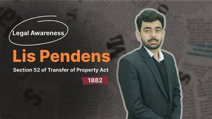 Can property be transferred lis pendens?