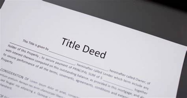 Can you add a name to title deeds?