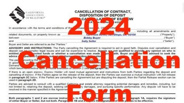 Can you cancel a real estate contract in Florida?