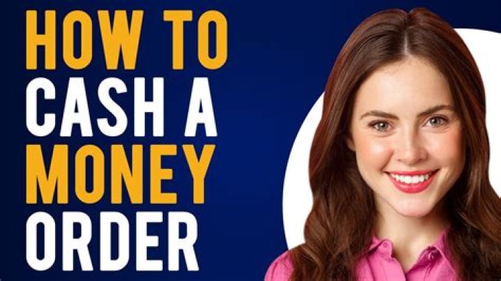 Can you cash a money order anywhere?
