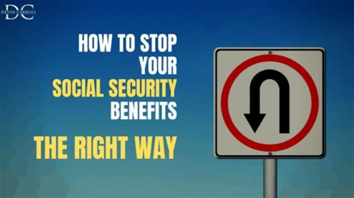 Can you stop Social Security once you start?