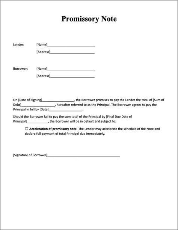 Can you sue someone over a promissory note?