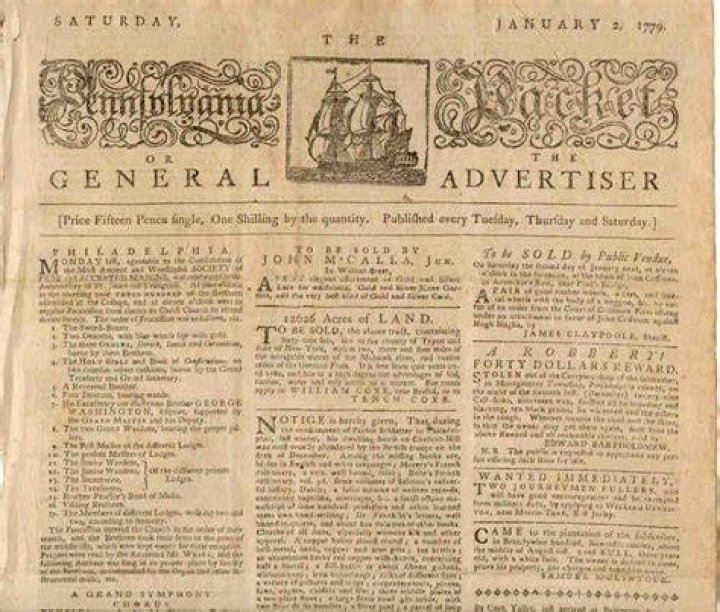 Did they have newspapers in the 1600s?