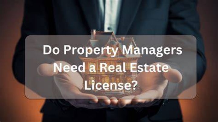 Do property managers need a real estate license in California?