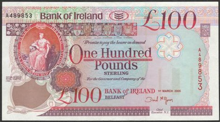 Do UK banks accept Irish notes?