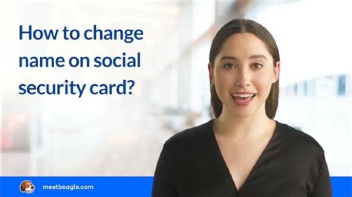 Do you have to change your name on your Social Security card when you get married?