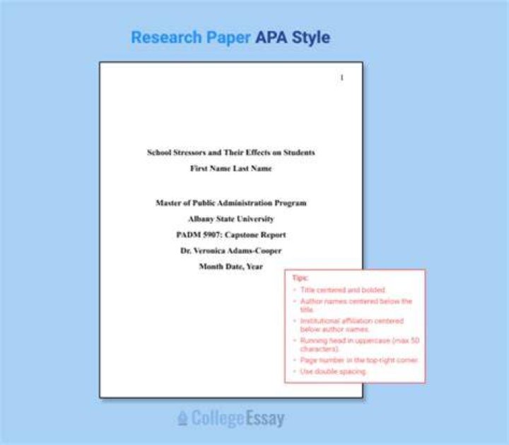 Do you underline the title of an article apa?