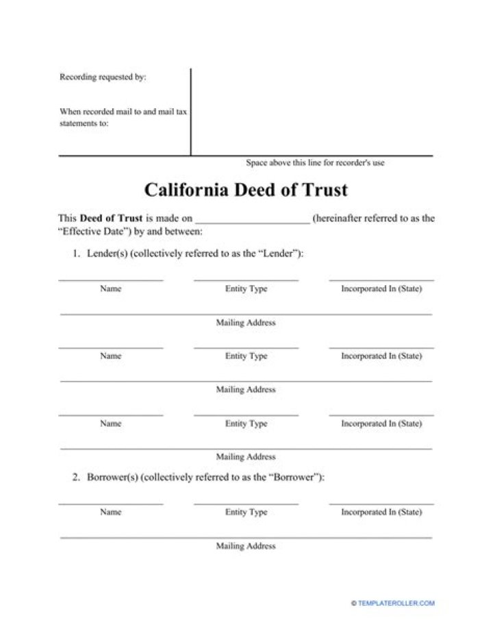 Does a deed of trust need to be notarized in California?