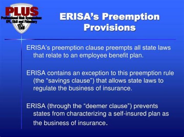 Does ERISA preempt state law?