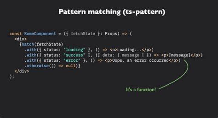 Does TypeScript have pattern matching?
