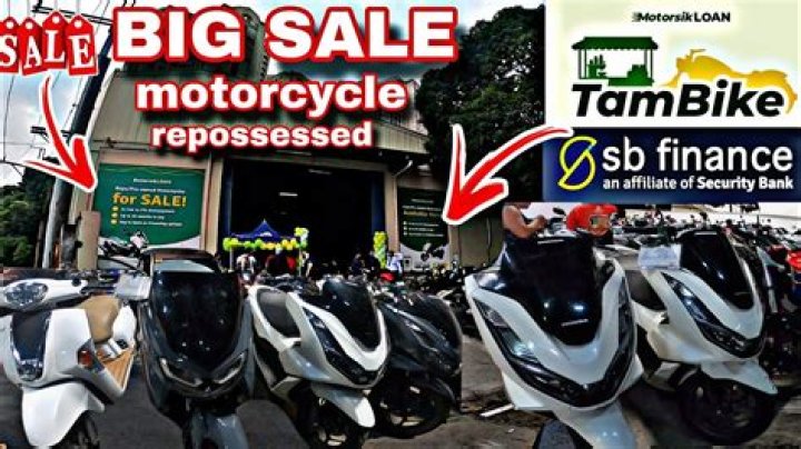 How are motorcycles repossessed?
