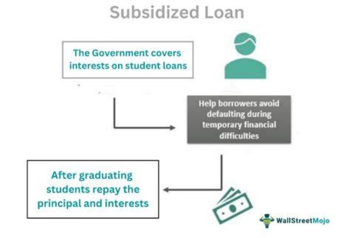 How are subsidized loans determined?