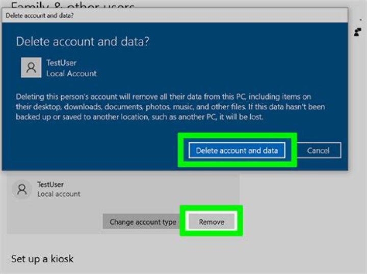 How can I delete my account?