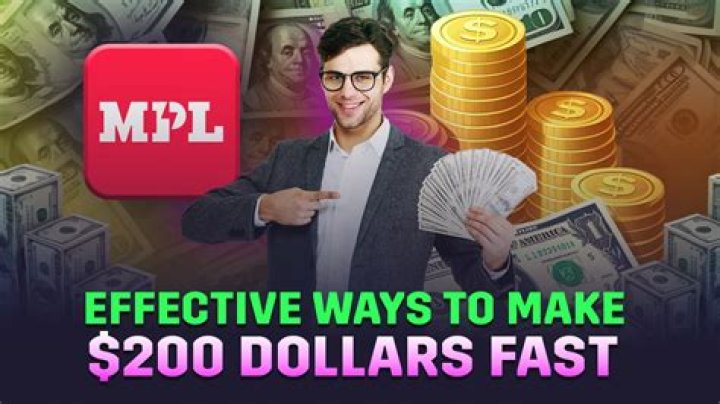How can I make 200 dollars fast?