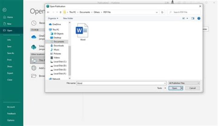 How can I open old Publisher files?