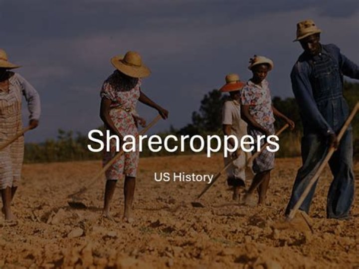 How did sharecropping usually affect the life of the sharecropper?