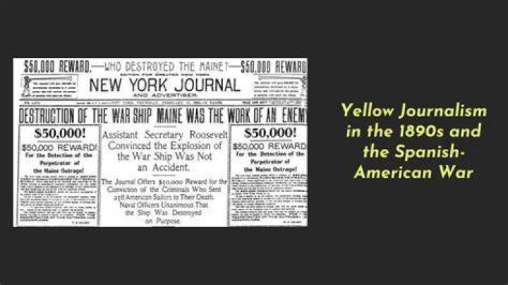 How did yellow journalism contribute to outbreak of the Spanish-American War?