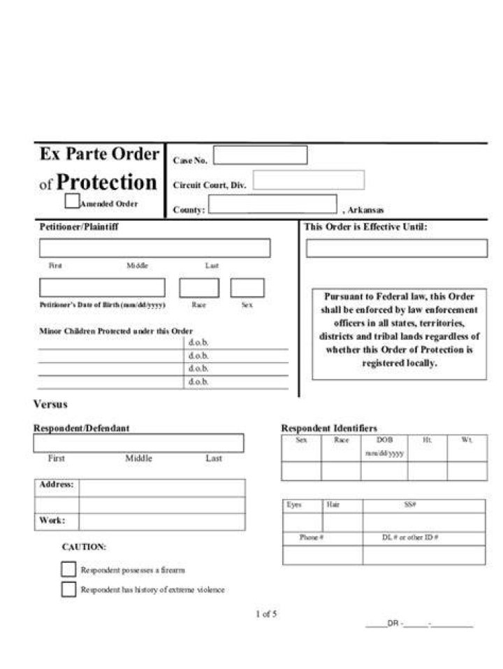 How do I fight an ex parte custody order?