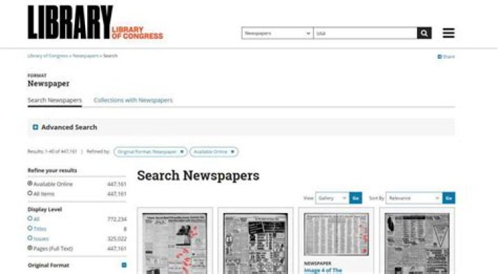 How do I find old newspaper articles from the library?