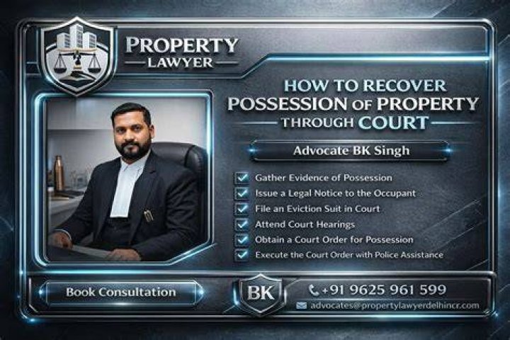 How do I get back possession of my property?