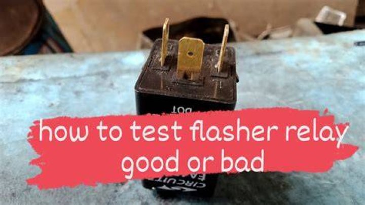 How do I know if my flasher relay is bad?