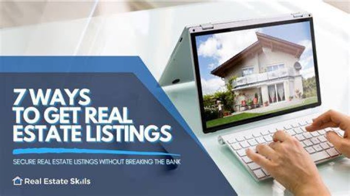 How do sellers get real estate listings?