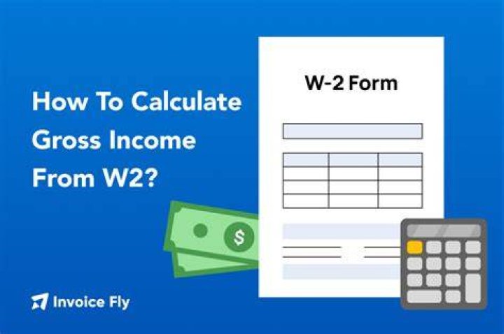 How do you calculate monthly income from w2?
