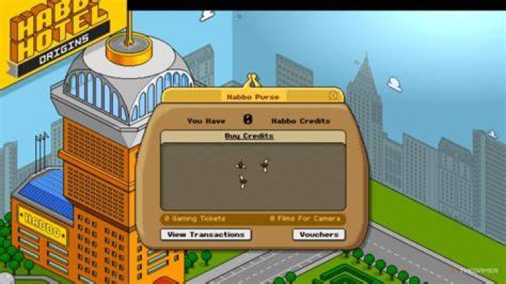 How do you earn credits on Habbo Hotel?