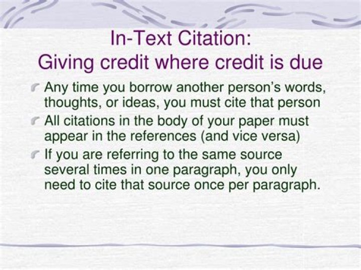 How do you give credit to a quote?
