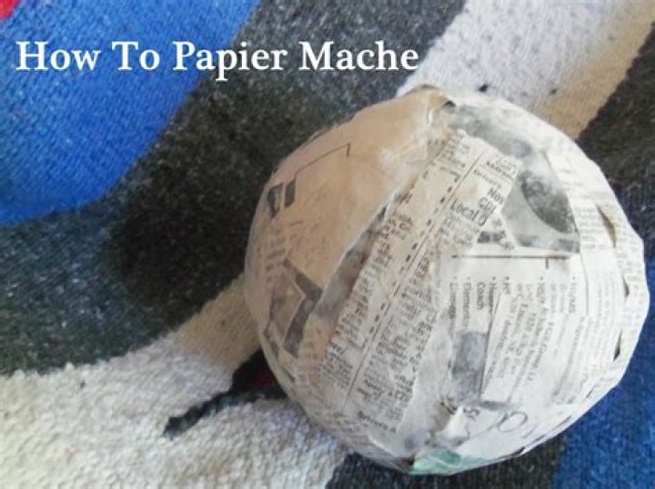 How do you make paper mache with newspaper?