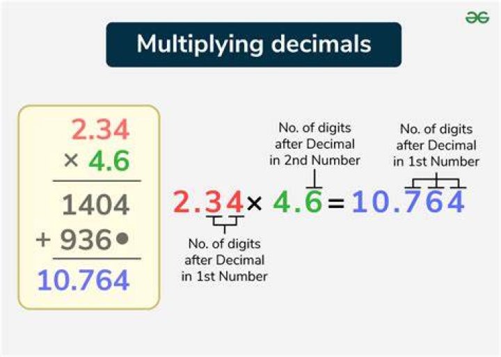 How do you multiply decimals without a calculator?
