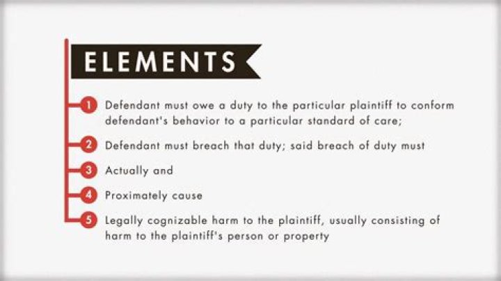How do you prove negligence in a tort?