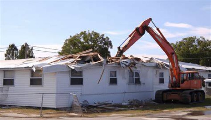 How do you scrap a mobile home?