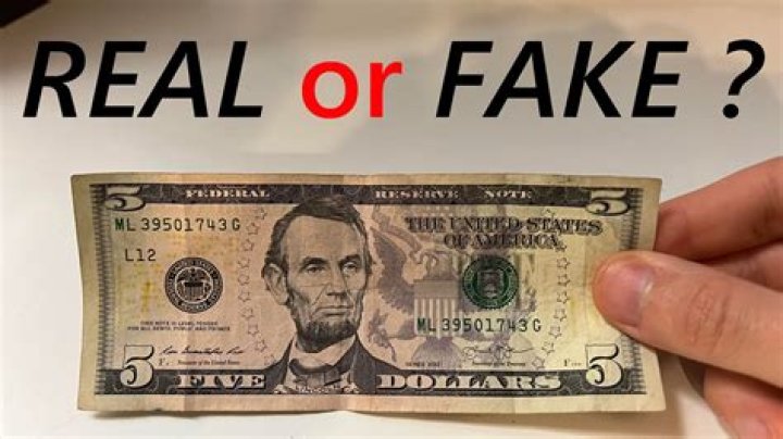 How do you tell if a bill is real or fake?