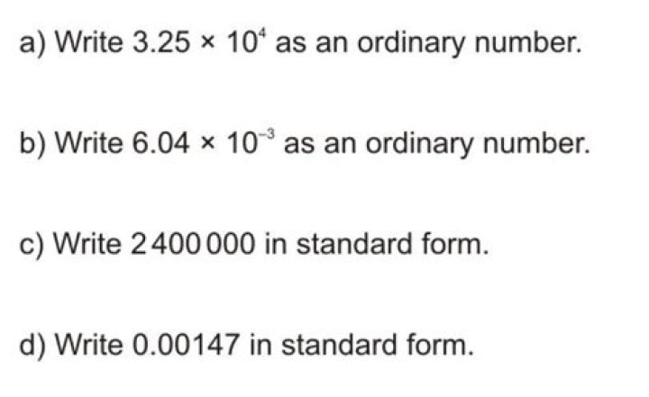 How do you write 2400000 in standard form?