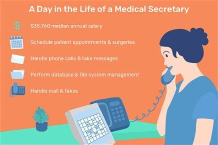 How does a medical secretary get paid?