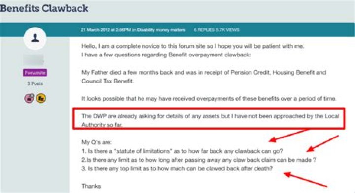How far back can DWP claim overpayments?