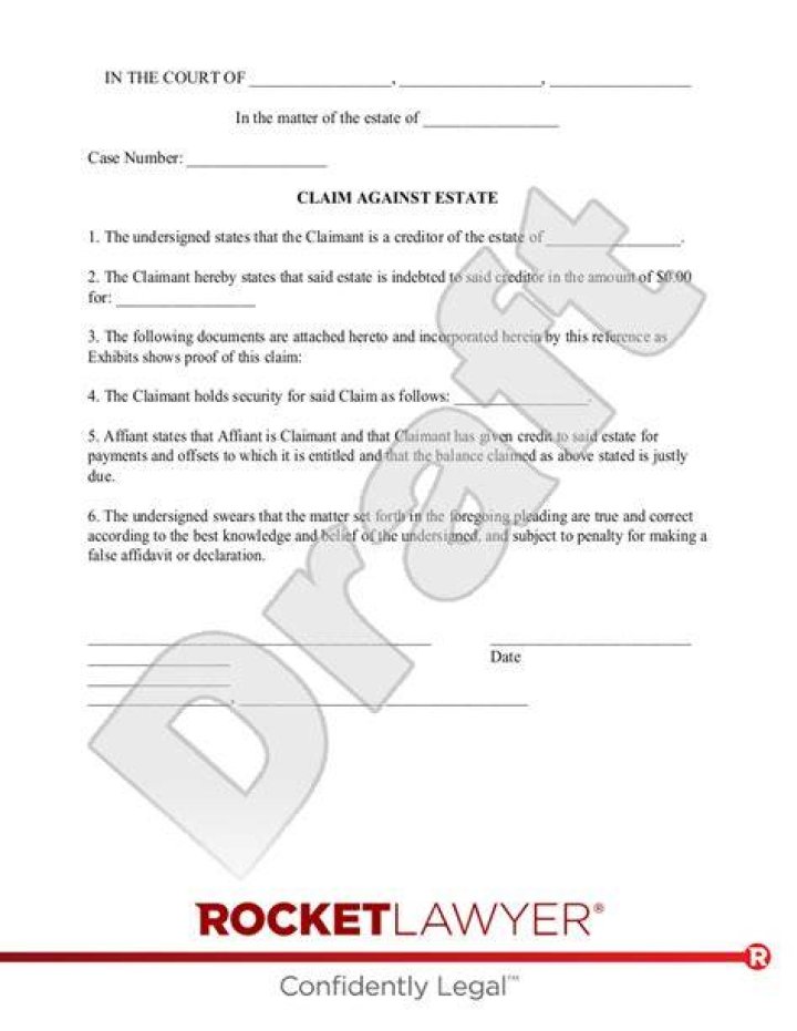 How long do you have to file a claim against an estate in Tennessee?