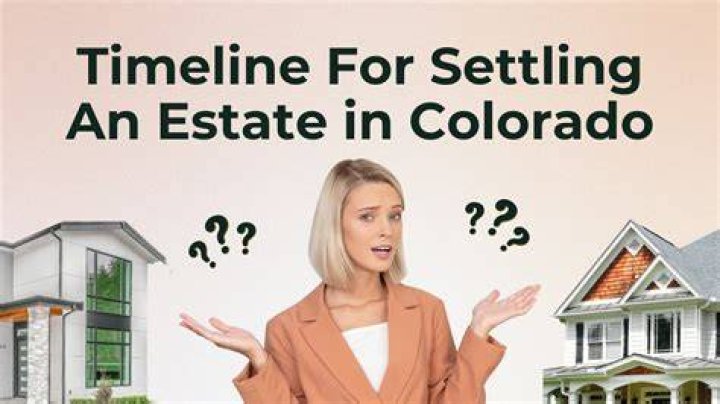 How long do you have to settle an estate in Colorado?