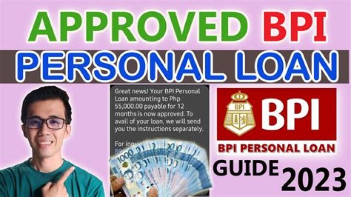 How long is the approval of BPI personal loan?