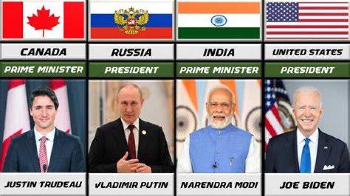 How many countries have prime minister?