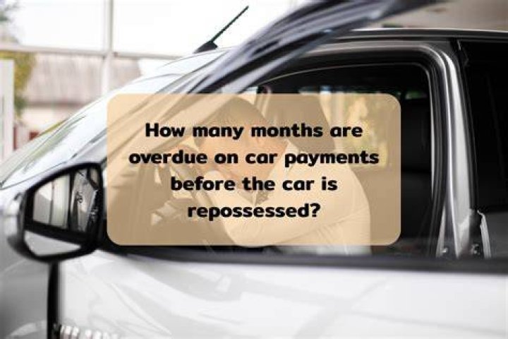 How many months late before car repo?